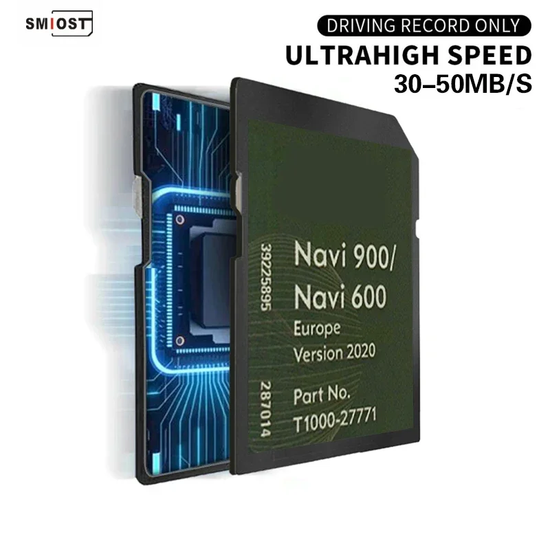 16GB SMIOST Memory SD Map Free Shipping Vauxhall 600 900 GPS SD Card Navigation Map 2020-2022 for Opel Navi