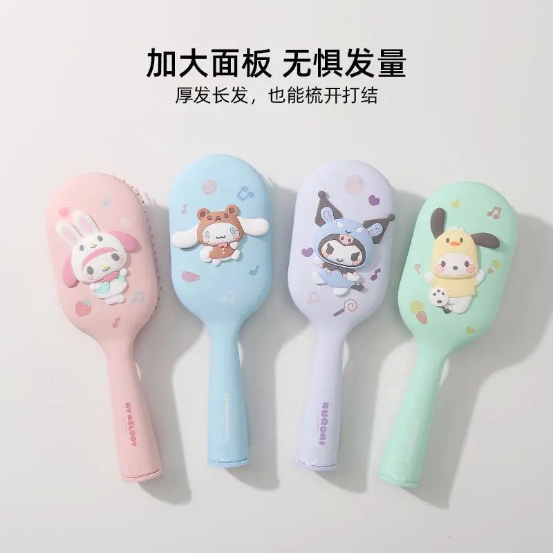 

Miniso Cinnamoroll Kuromi Anime Kawaii Hair Comb Cute Cartoon My Melody PomPomPurin Sanrio Hair Cleaning Gifts for Girls