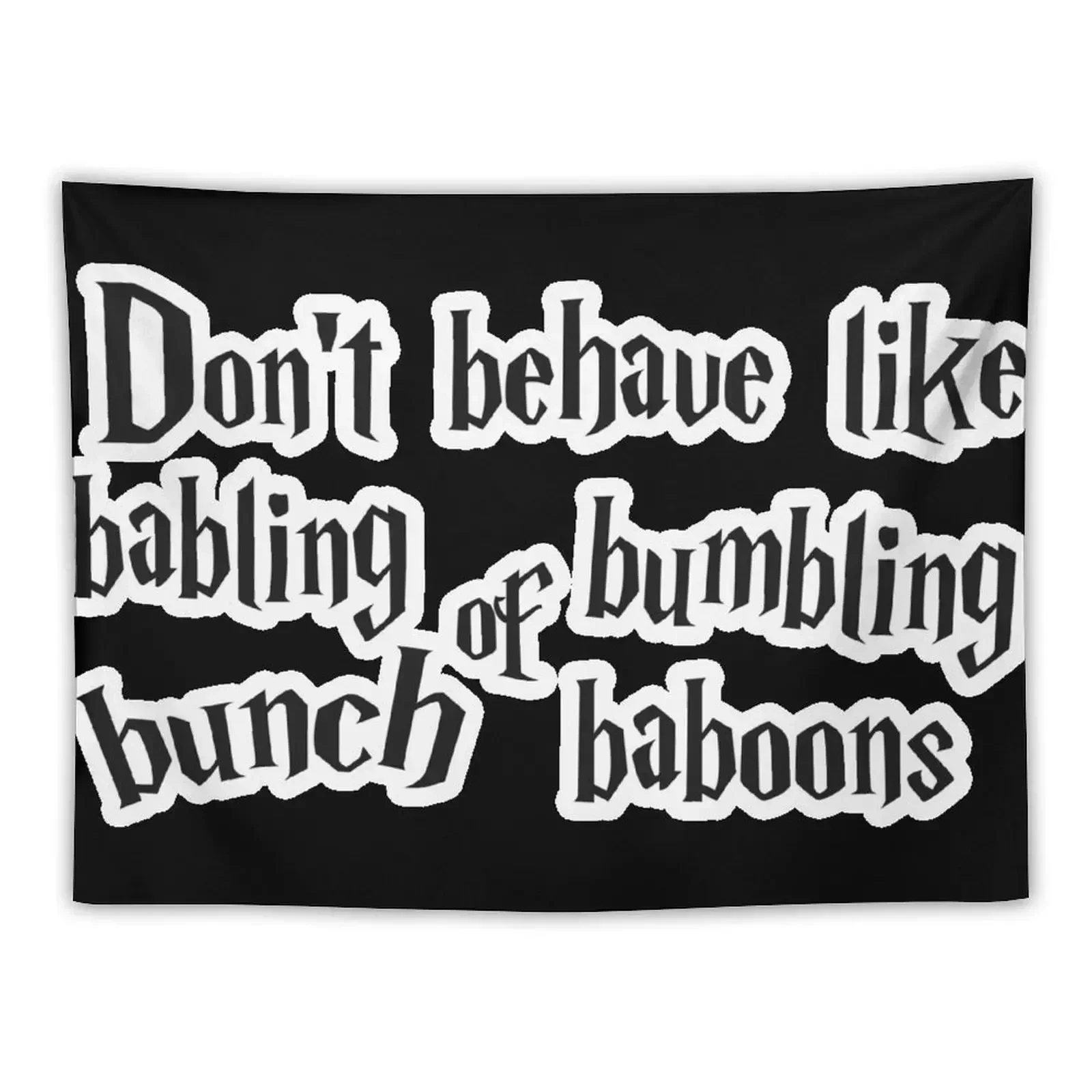 Harry P babbling baboons 3/4 Sticker Nordic Home Decor Anime Decor Tapestry Things To The Room Decoration Home Mushroom Tapestry