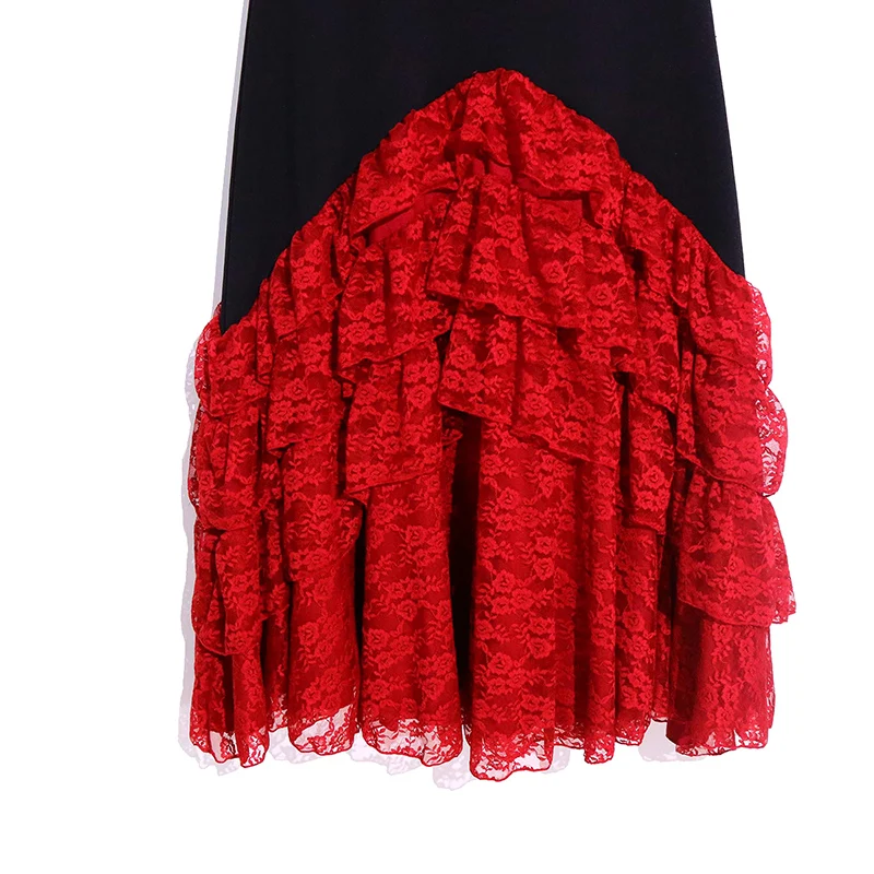 Jupe Fiamenco pour filles et femmes, Costumes de danse de valse, vêtements Foxtrot, 9968