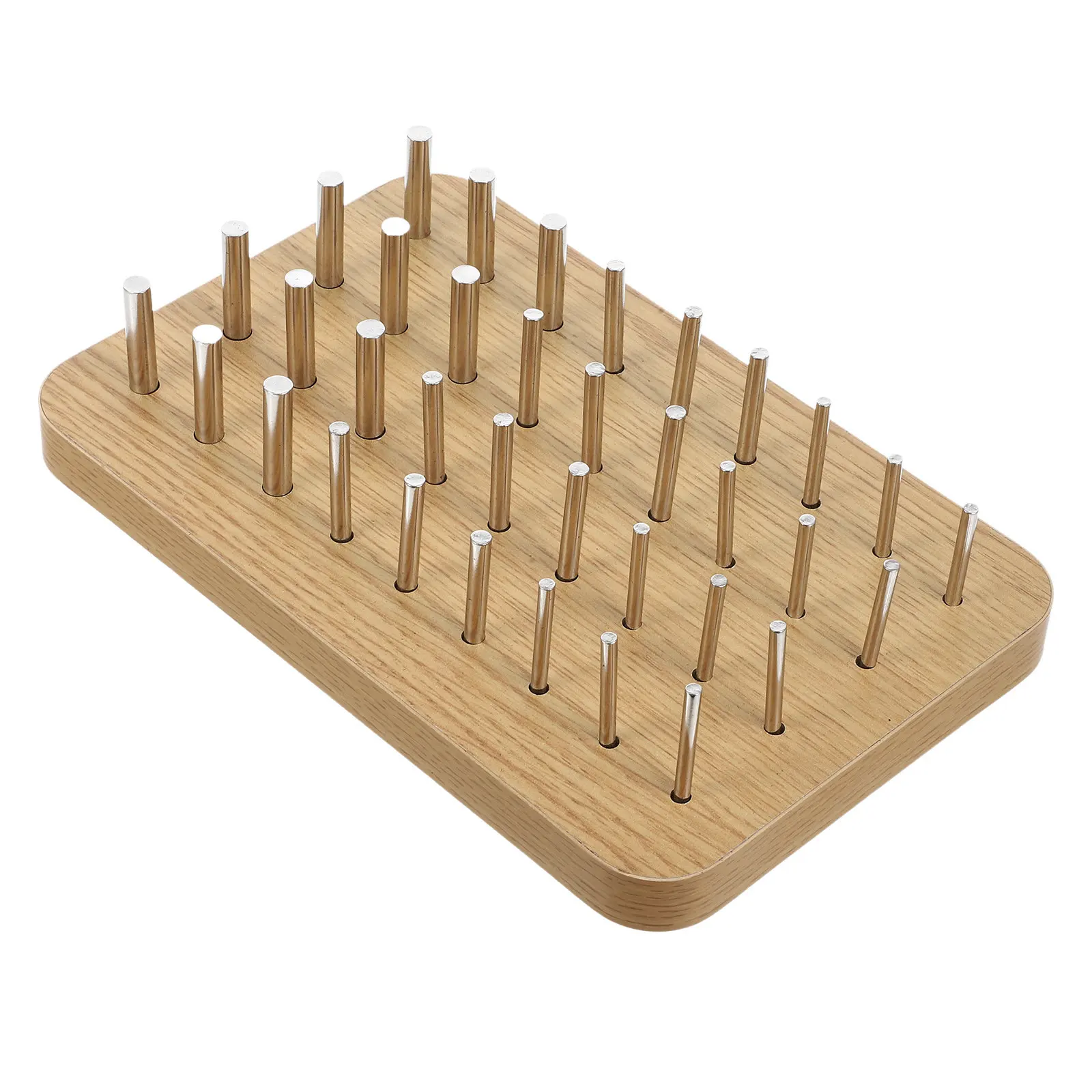 Wooden Finger Rehabilitation Pegboard Hand Therapy Board Occupational Rehabilitation Training Fine Motor Games
