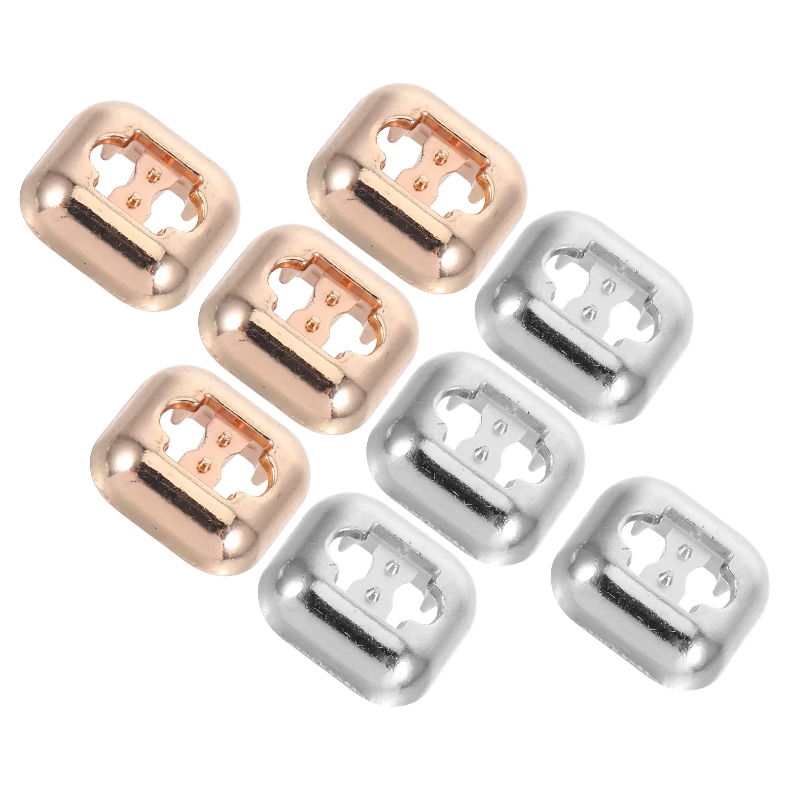 

8Pcs No-Tie Shoe Buckle Clips Zinc Alloy Shoelace Locks for Sneakers Quick Fastening Shoe Accessories Replacement Lace Fixing