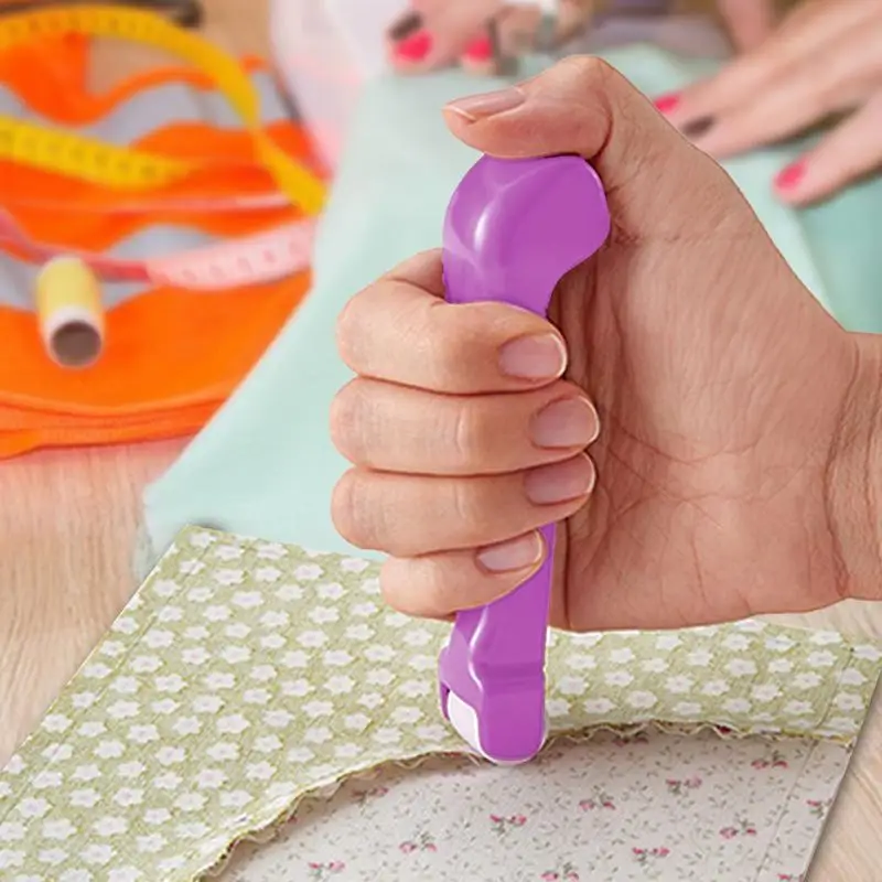 Hand Roller Fabric Pressing Roller Home DIY Sewing Accessories Seam Ripper Easy-Grip Handle Embroidery Tools For Wallpaper Ink &