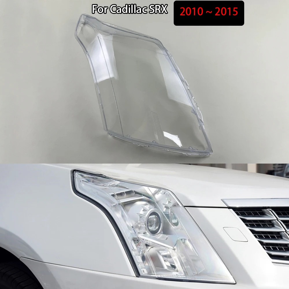 

For Cadillac SRX 2010 2011 2012 2013 2014 2015 Front Headlight Cover Headlamp Lamp Shell Mask Lampshade Lens Plexiglass