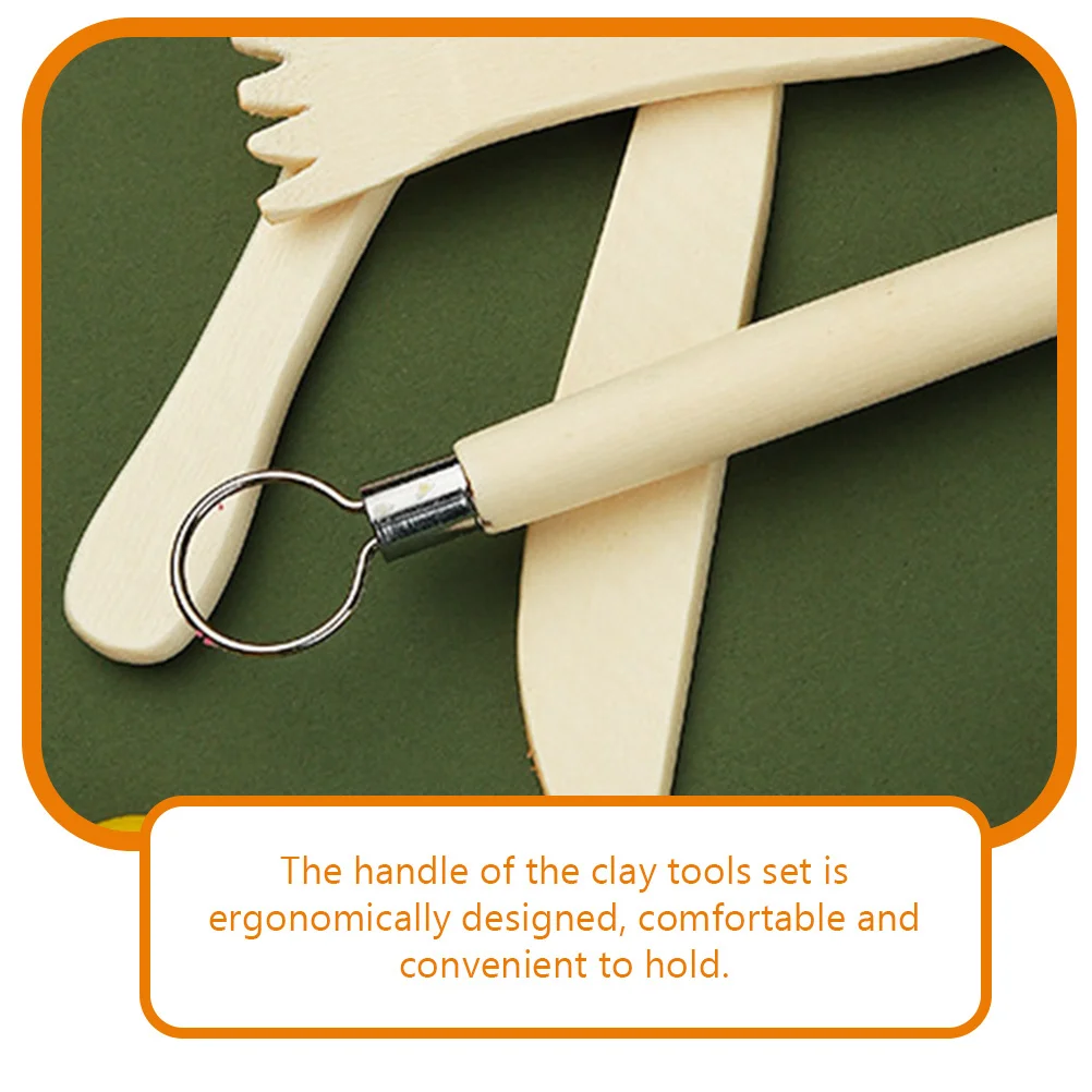 

1Set Polymer Clay Sculpting Tools Pottery Carving Cutting Scraping Trimming Craft Supplies Clay Tools