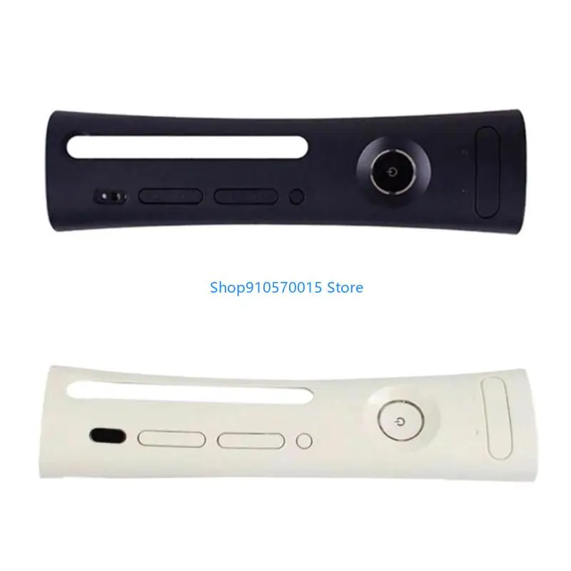 لوحة B95C Faceplate لاستبدال الحالة ، جبهة أبيض أسود متين لغطاء القشرة لاستبدال الدهون X-Box 360
