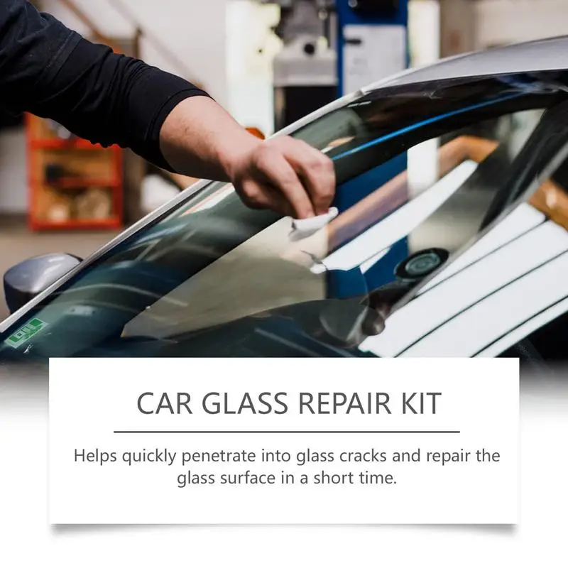 Car Windshield Repair Kit Car Window Glass Liquid Repair Set Cracks Gone Glass Kit Car Windshield Repair Fluid For Fixing Chips