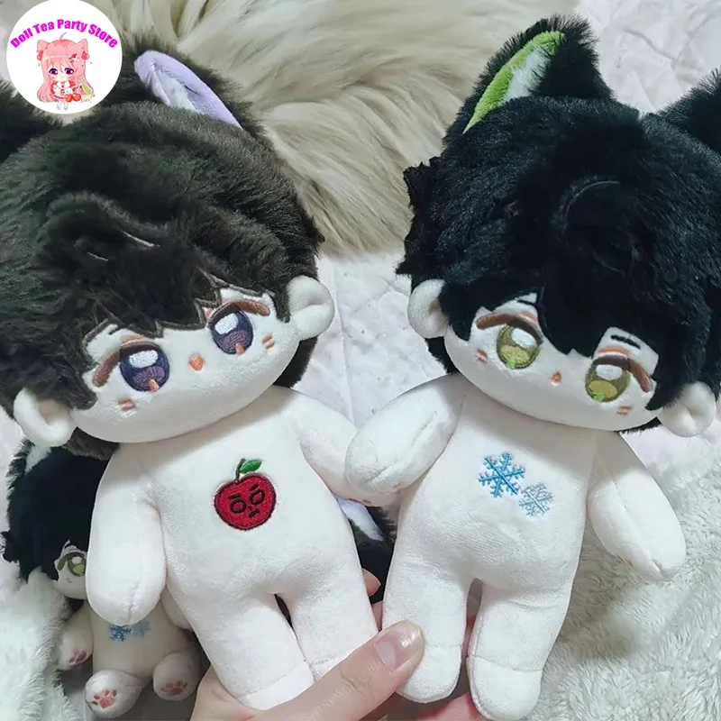 

Оригинальная плюшевая кукла Love and Deepspace Caleb Sylus Zayne Rafayel Xavier Kawaii с ушками животных, одежда для тела, плюшевая одежда