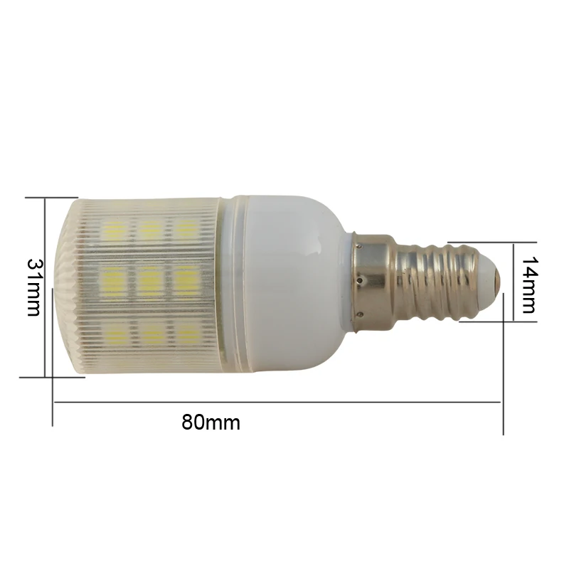 Ampolletas Mini LED Corn Light E14 12V 24V 36v 4W Candle Spotlight for Home Indoor Bedroom Lamp 12 24 V Super Strip Shell Bulb