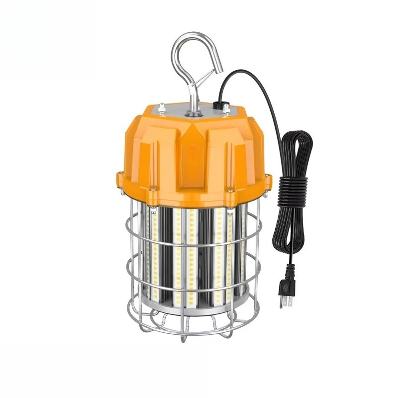 150W American-style plug lighting industrial camping temporary work light, circular building string outdoor construction light