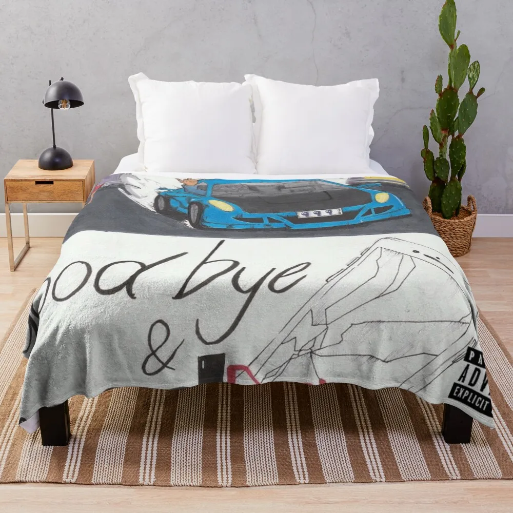 

Good bye and good riddance Throw Blanket Cozy Home Blanket Gift for Christmas Holiday