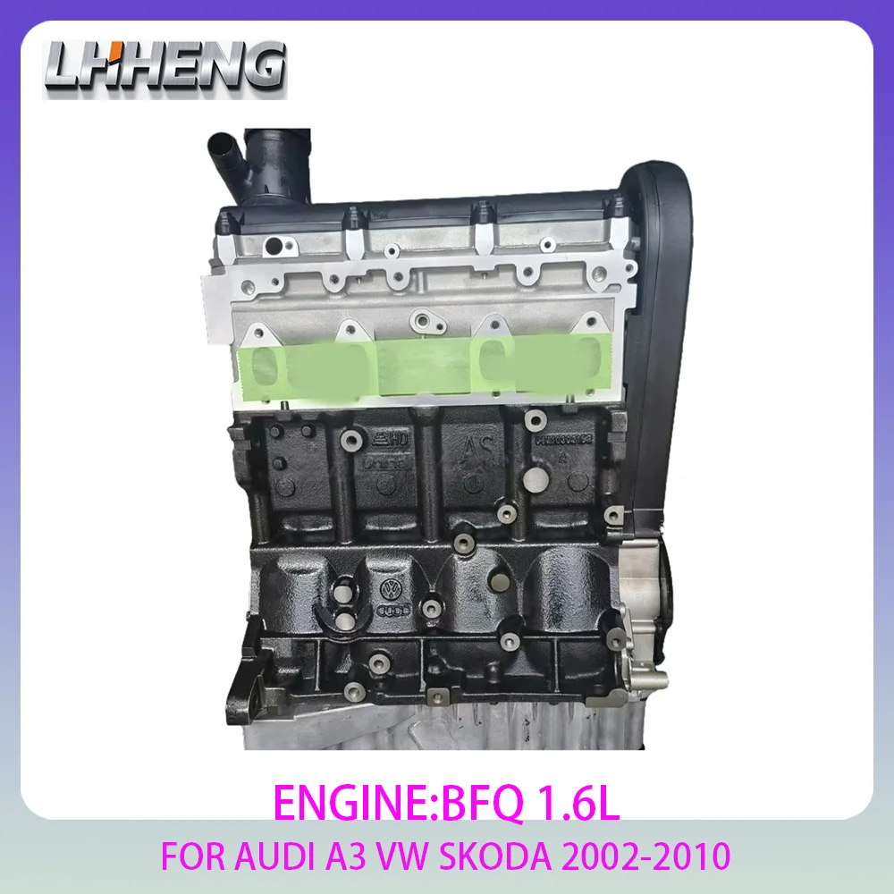 Motor BFQ 1.6L de 4 cilindros en línea, de gasolina, MPI, tipo Long Block, sin accesorios, para VW Golf 4, Bora, Audi A3, Skoda Octavia, Seat León 2002-2010