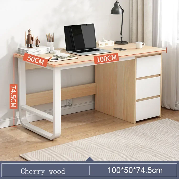 Simple modern desk home student bedroom writing desk office employee single computer desk