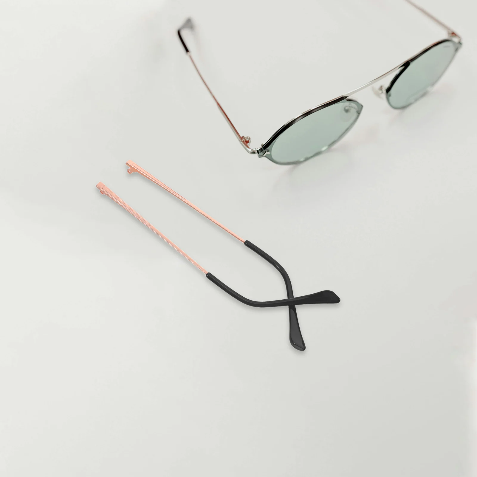 

1 Pair Universal Metal Eyeglass Replacement Temple Arms Durable Glasses Frame Repair Parts Ear Hooks For All Sizes