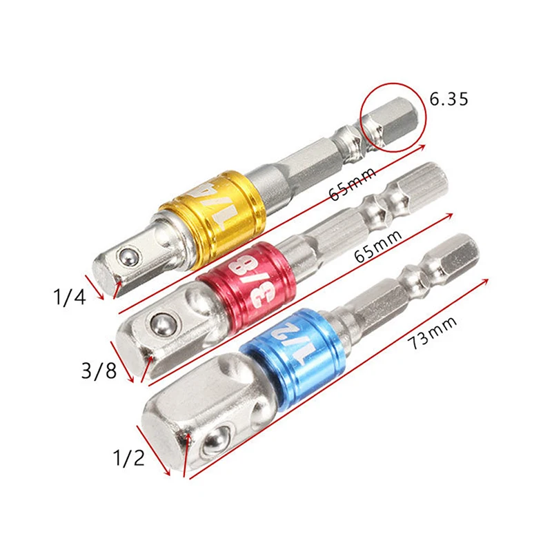 Socket Adapter Impact Grade CR-V 1/4\