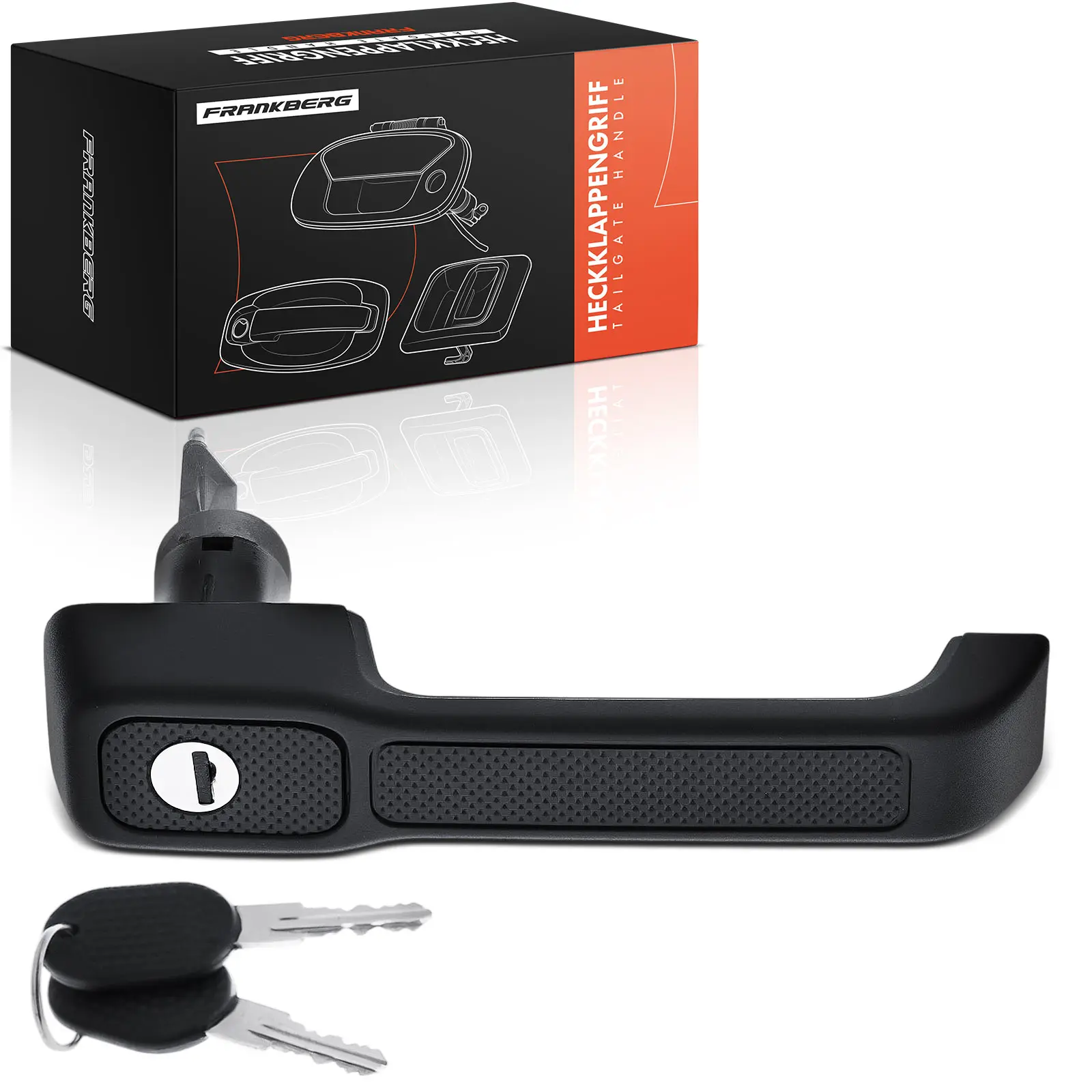 Frankberg 1x Rechtsvoor Buitendeurgreep voor Fiat Uno 0.9L 1.0L 1.1L 1.3L 1.4L 1.5L 1.6L 1.7L 1.9L 1983-2006 7645873-WK
