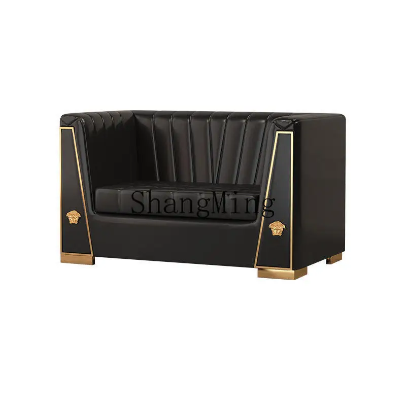 DSA industrial style retro clear bar cafe table and chair combination bar sofa pub western restaurant booth commercial