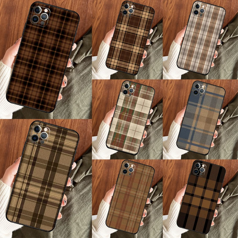 Brown Plaid Case Fo…