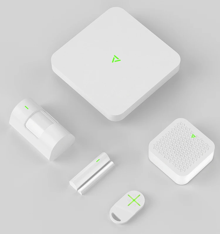 LifeSmart Defed Series Home Security Alarm System Kit with Smart Switch Module White Plug and Play