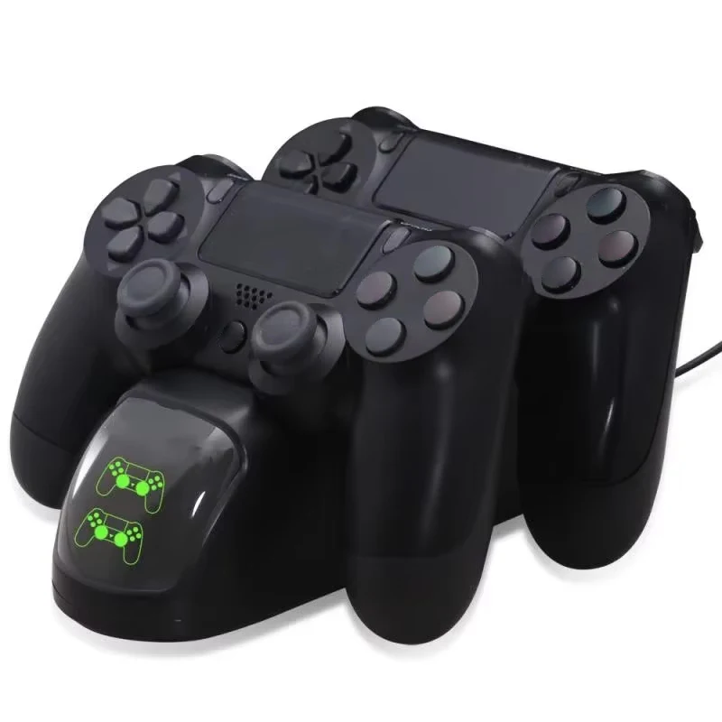 DATA FROG PS4 Charging Station Controller Charger For Wireless PS4 USB Dual Dock Station For PS4 Slim / PS4 Pro