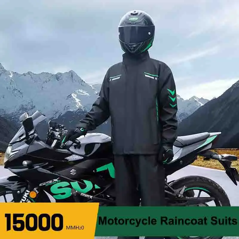 

Новый тренд, мотоциклетный плащ, дождевики, водонепроницаемые защитные дождевики, рабочая одежда, подходит для мужчин и женщин