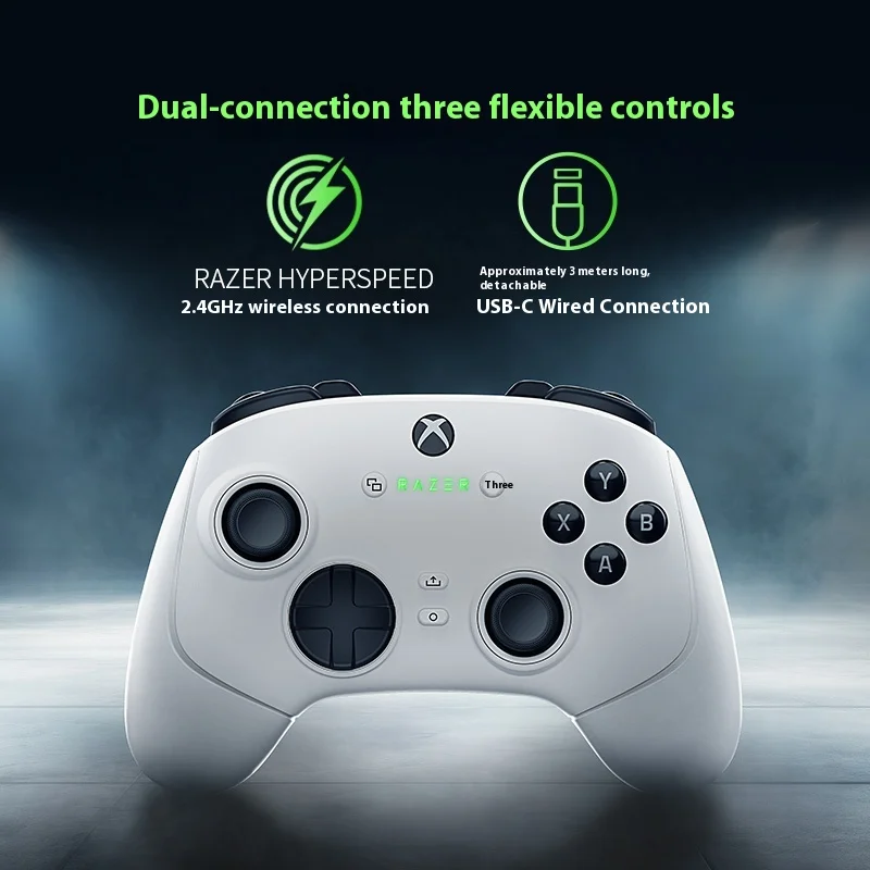 2025 NEW Razer WOLVERINEV3 PRO Version Game Controller 1000HZ Wireless RAZER HYPERSPEED Customized Hall Linear Trigger Gamepad