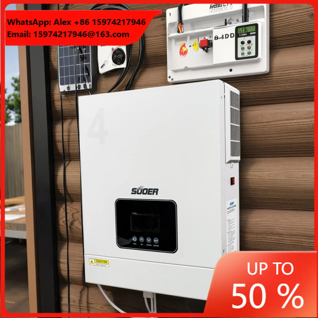 Suoer 10kw 6.2kw 5kw 6kw Pure Sine Wave Solar Power Inverters Mppt Charger Controller Hybrid 4.2kw 24v 48v Solar Hybrid Inverter