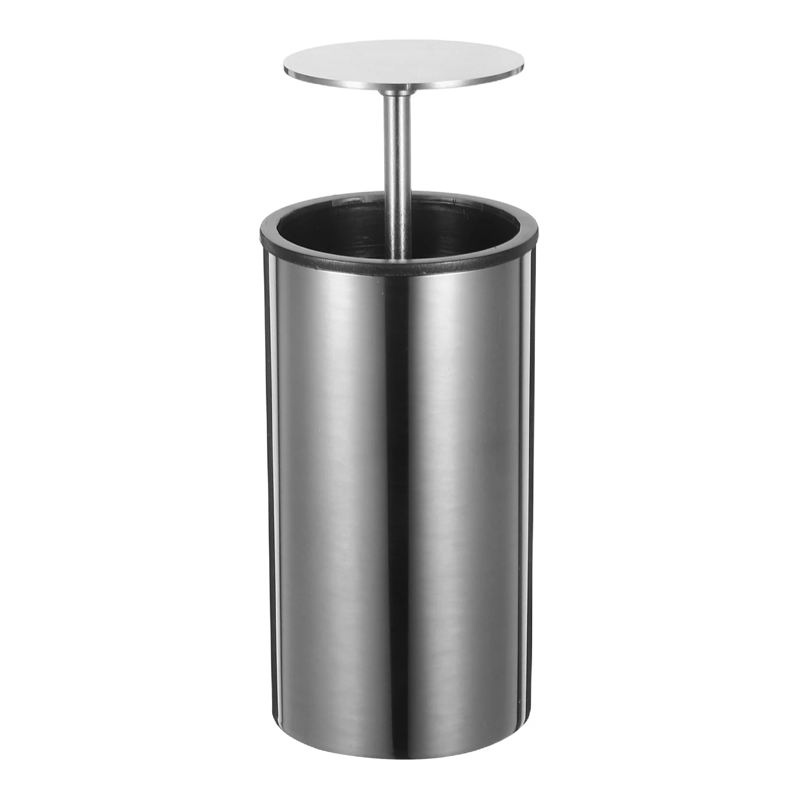 

European Style Portable Toothpick Cartridge Travel Stainless Steel Press Holder