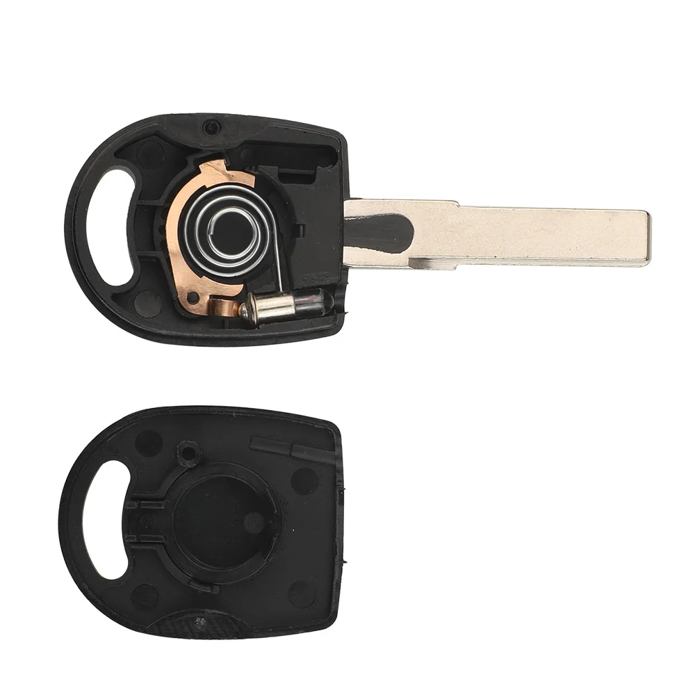 jingyuqin For Volkswagen VW Polo Golf for SEAT Ibiza Leon SKODA Octavia Chip Shell Uncut HU66 Blade Key Case With light