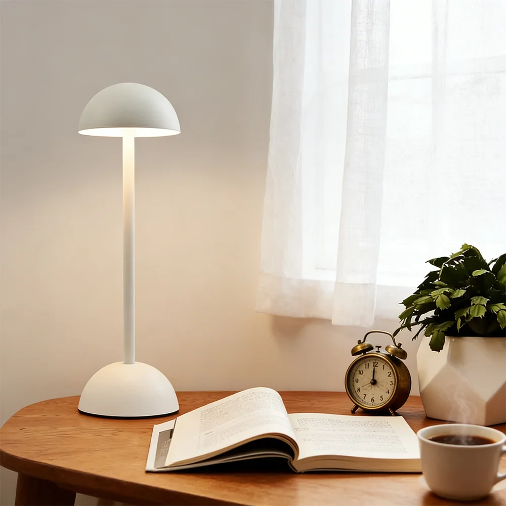 Eye Protection Table Lamp LED Rechargeable Dimmable Mushroom