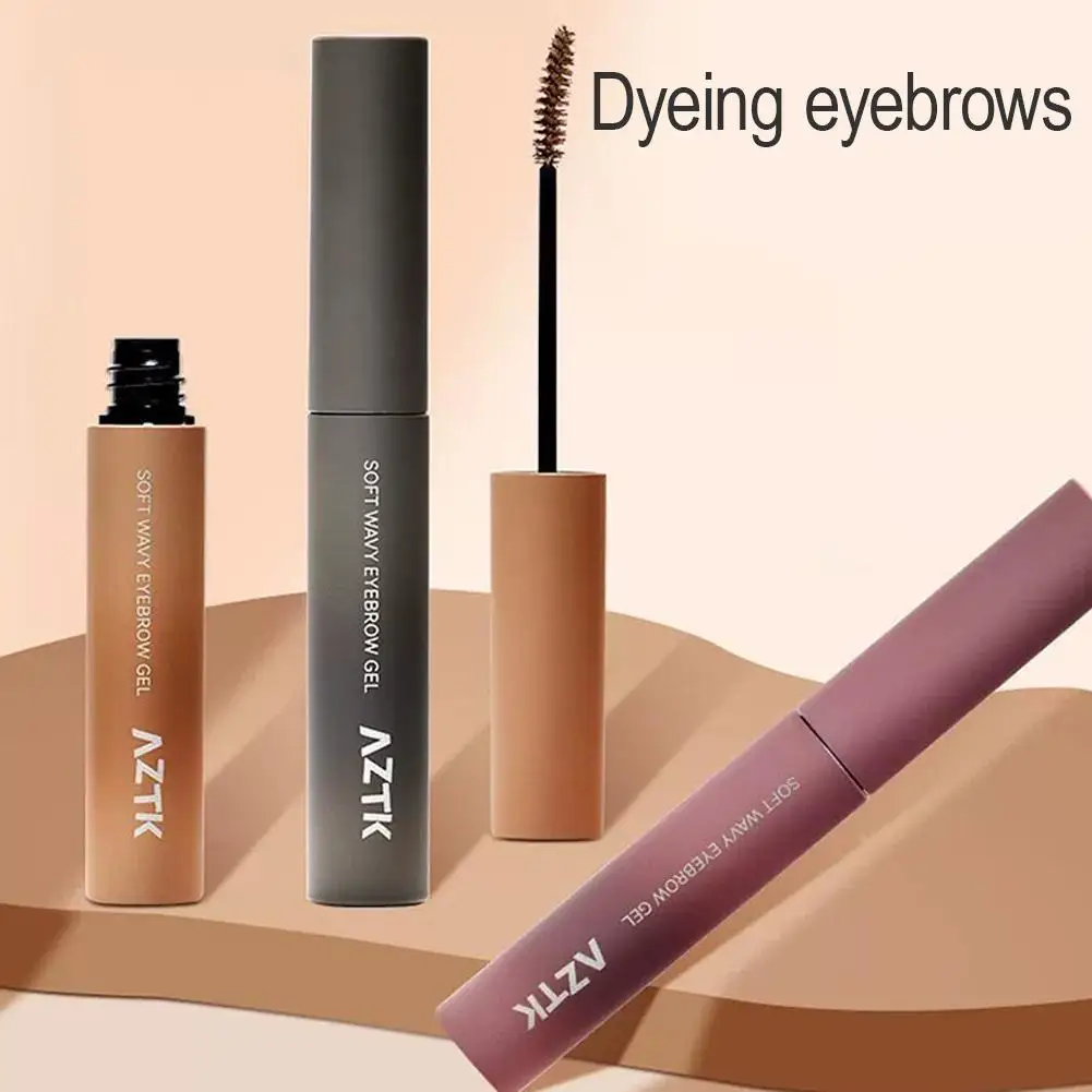 Verven Wenkbrauw Crème Koffie Bruin Wenkbrauw Enhancers Waterproof Natuurlijke Lange Mascara Blijvende Getinte Crème Wenkbrauw A1J6