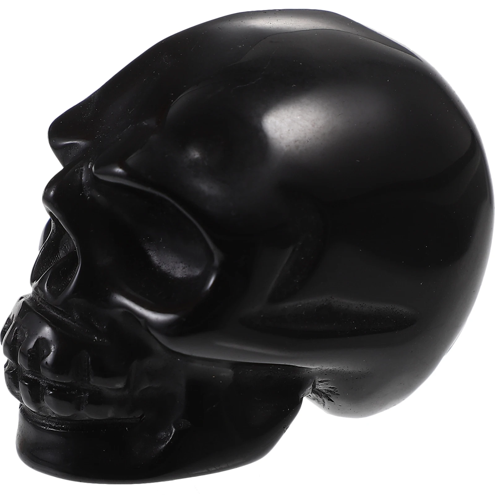 Black Decoration Obsidian Skull Halloween Decorations Simulation Crafts