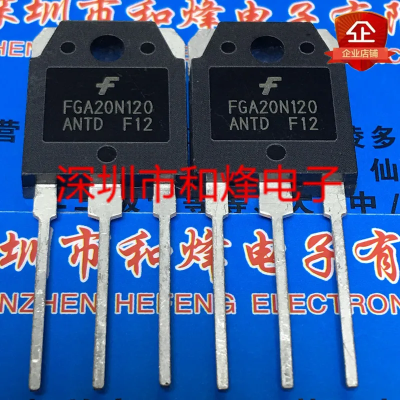 (5 Pieces) FGA20N120ANTD TO-3P 1200V 20A / FGA30N120ANTD IGBT 1200V / FGA50S110P 1100V 50A / FGA50N100BNTD2 1000V 50A TO-3P