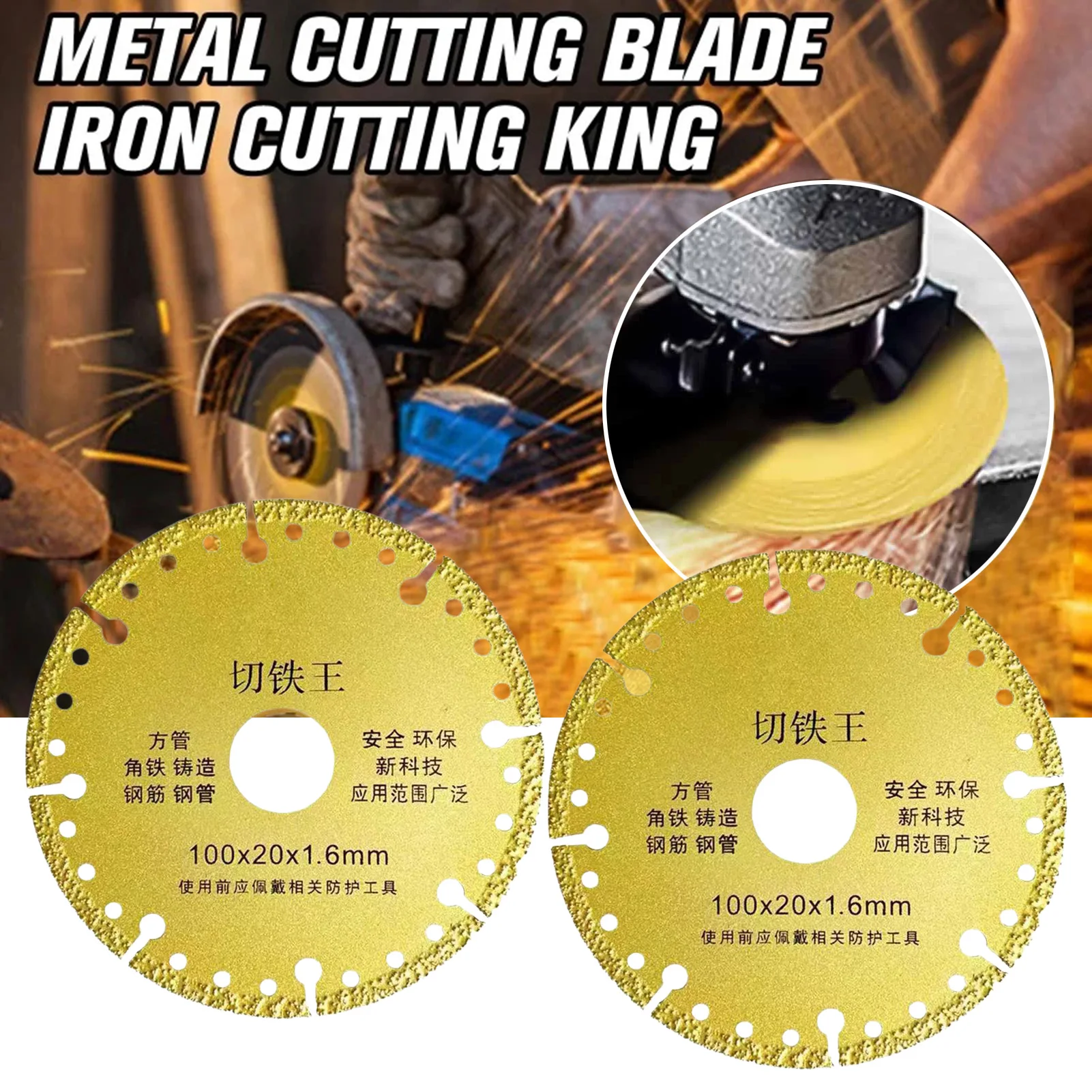 5pcs Metal Cutting Disc for Angle Grinder Stone Cast Iron Iron Cutter Blade for Metalwork accessories