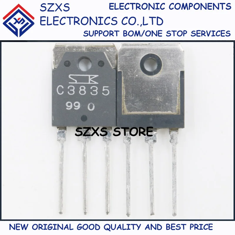 

New Original 10Pcs 2SC3835 C3835 TO-3P 7A 200V Switching Transistor In Stock Electronic Components Good Quality