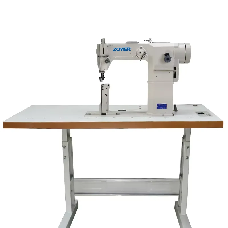 

ZY810 Mechanical Industrial Post-Bed Sewing Machine New Automatic Thread Trimmer Metal Motor Core Component For Leather Shoes