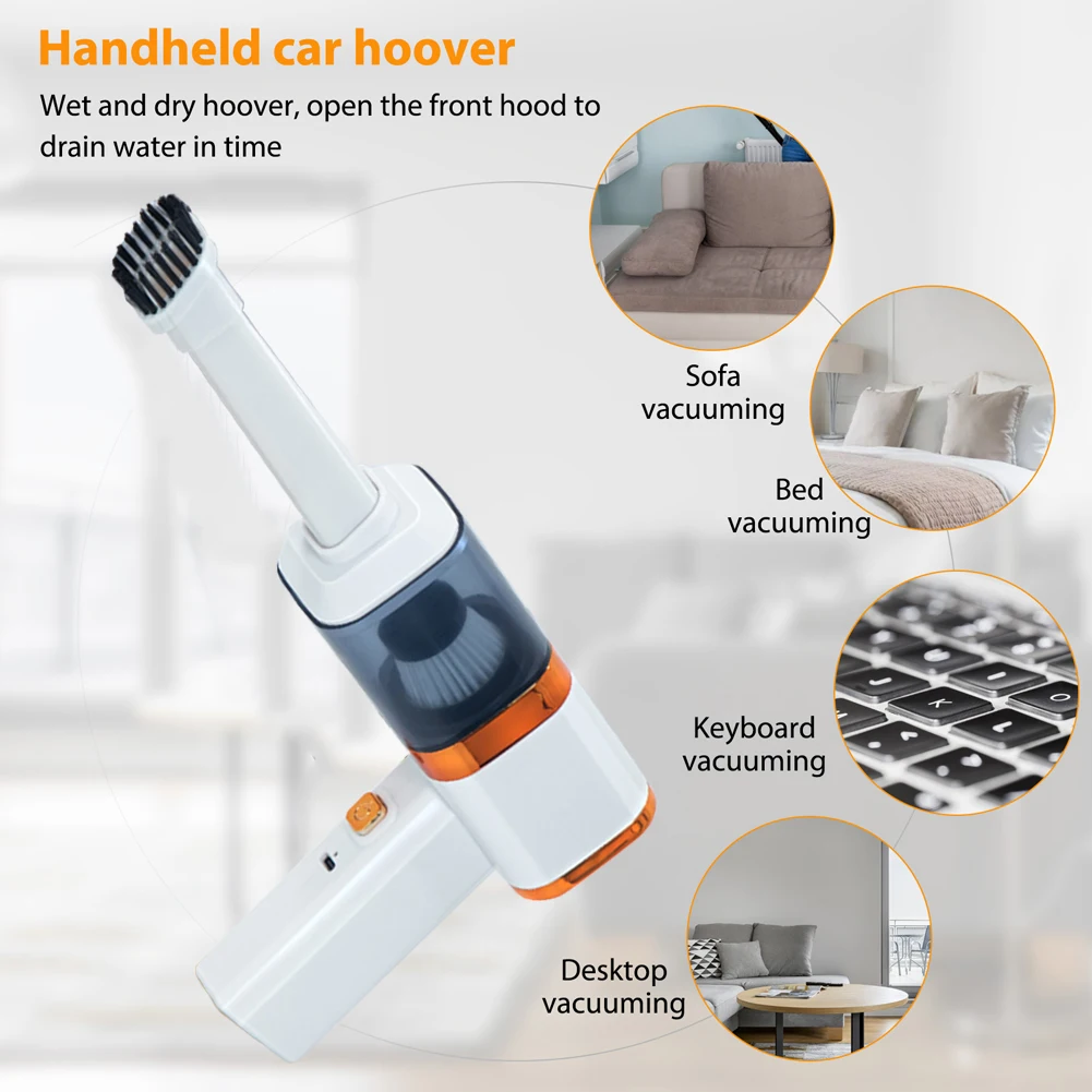 Xiaomi 95000000Pa Cordless Car Vacuum Lightweight Mini Vacuum High Power Vacuum Cleaner for Car Home for Dust Pet Hair Dirt Home