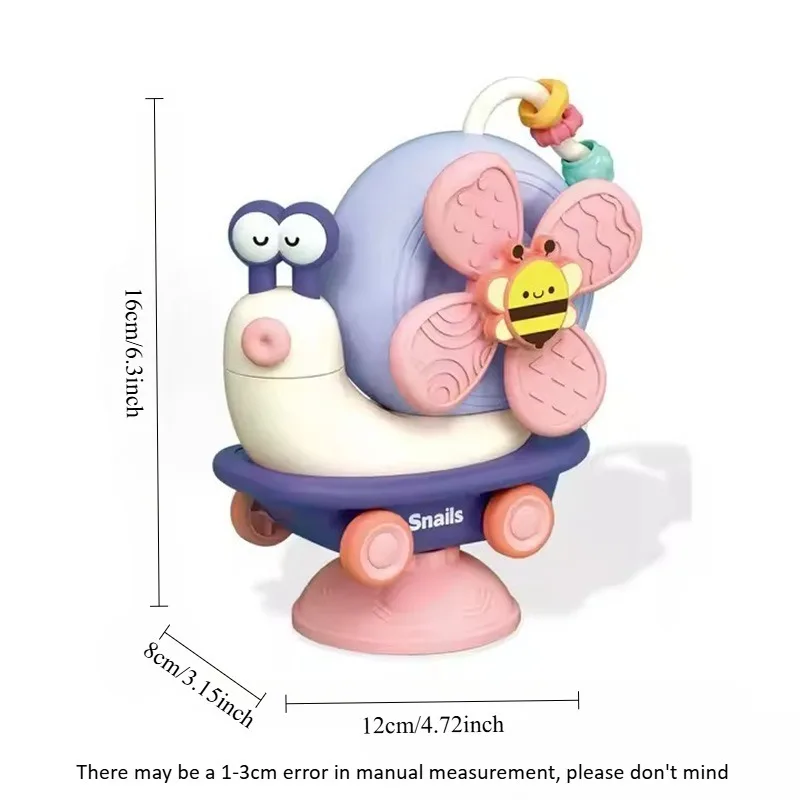 1pc brinquedo do bebê ventosa cadeira giratória, caracol portátil cadeira alta diversão alimentador para crianças 0-1