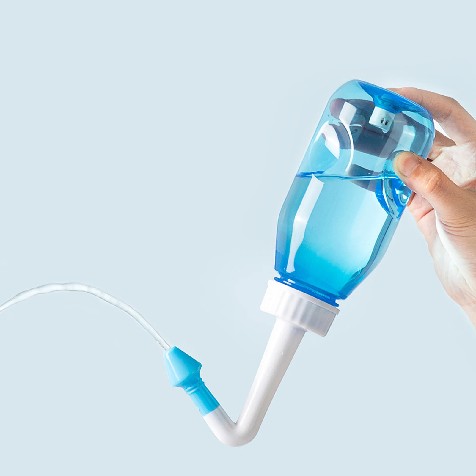 زجاجة ري الأنف Waterpulse للبالغين والأطفال، نظام غسيل الأنف المحمول للاستخدام المنزلي