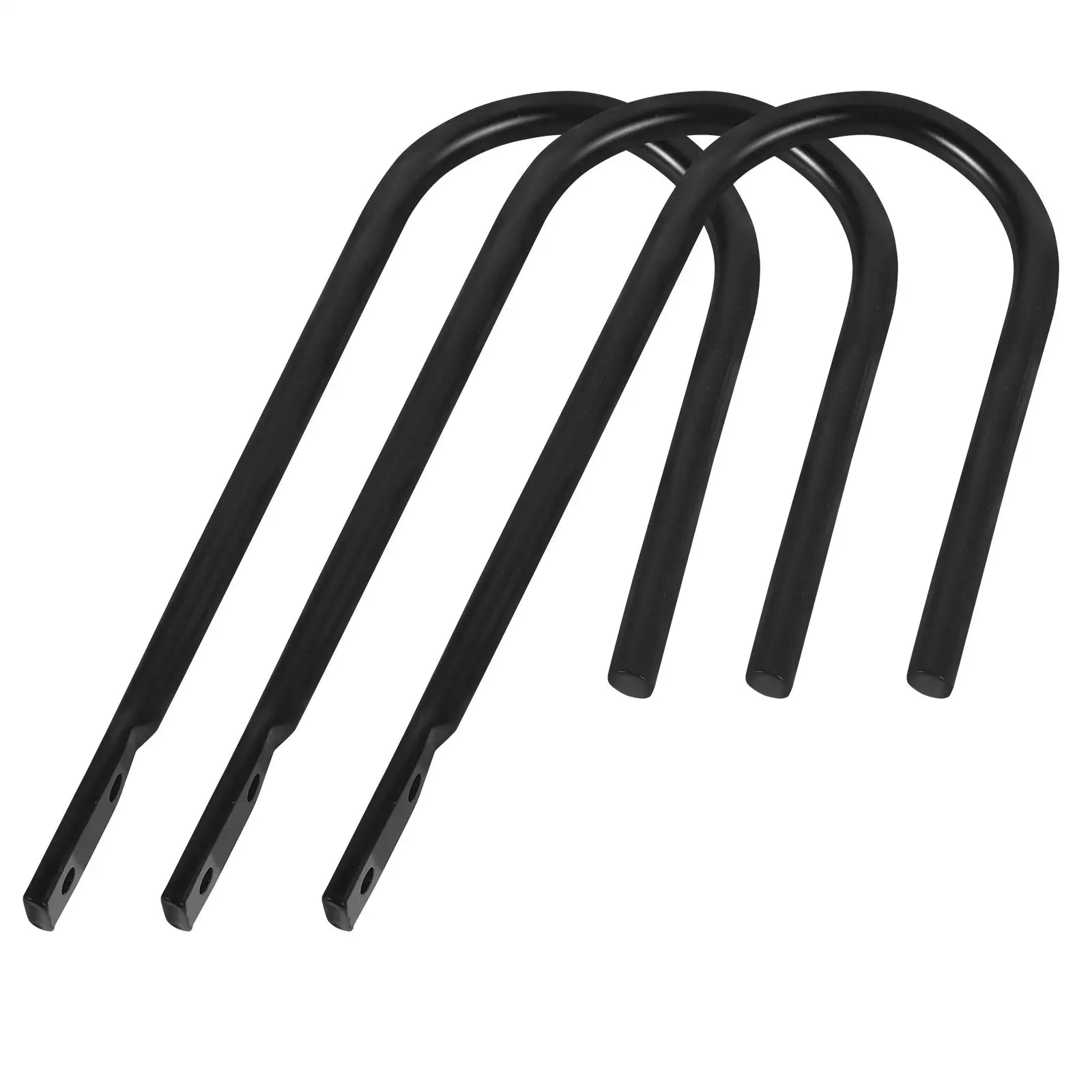 

3Pcs Wall Black Round Headed Iron Shower Shower Curtain Hooks Curtain Accessories Bathroom Decor Space Saving