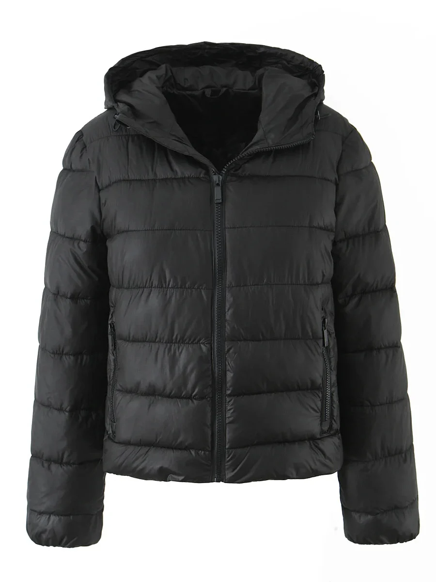 

Тонкая модная ветрозащитная теплая легкая хлопковая куртка в стиле ретро, женская осенне-зимняя простая универсальная верхняя одежда Bla