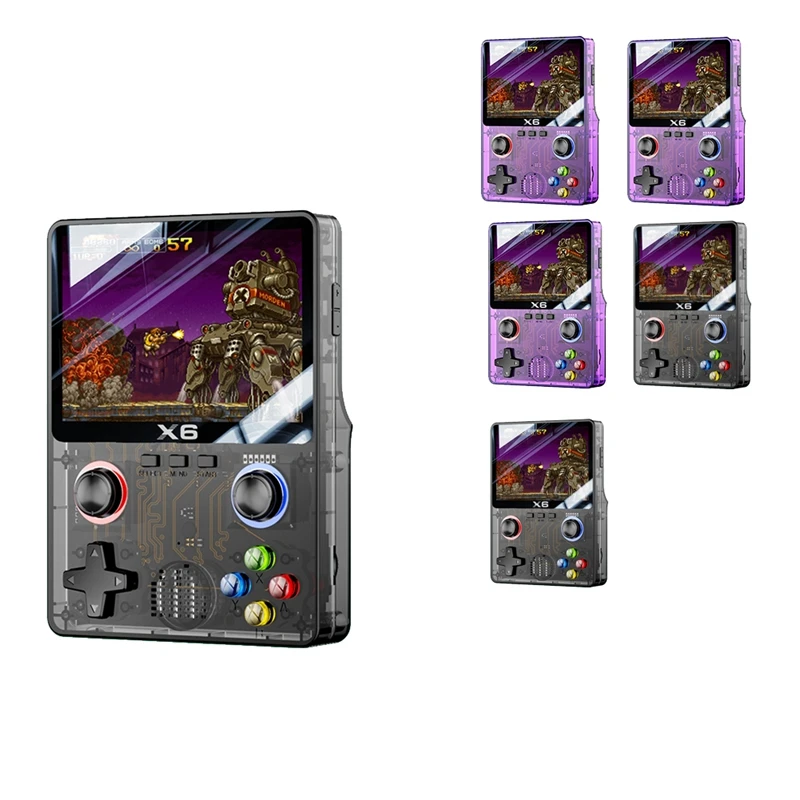 

B50B-X6 Retro Game Console 3.5Inch IPS Screen Portable Handheld Game Player Retro Arcade Support 11 Emulators Kid Gifts