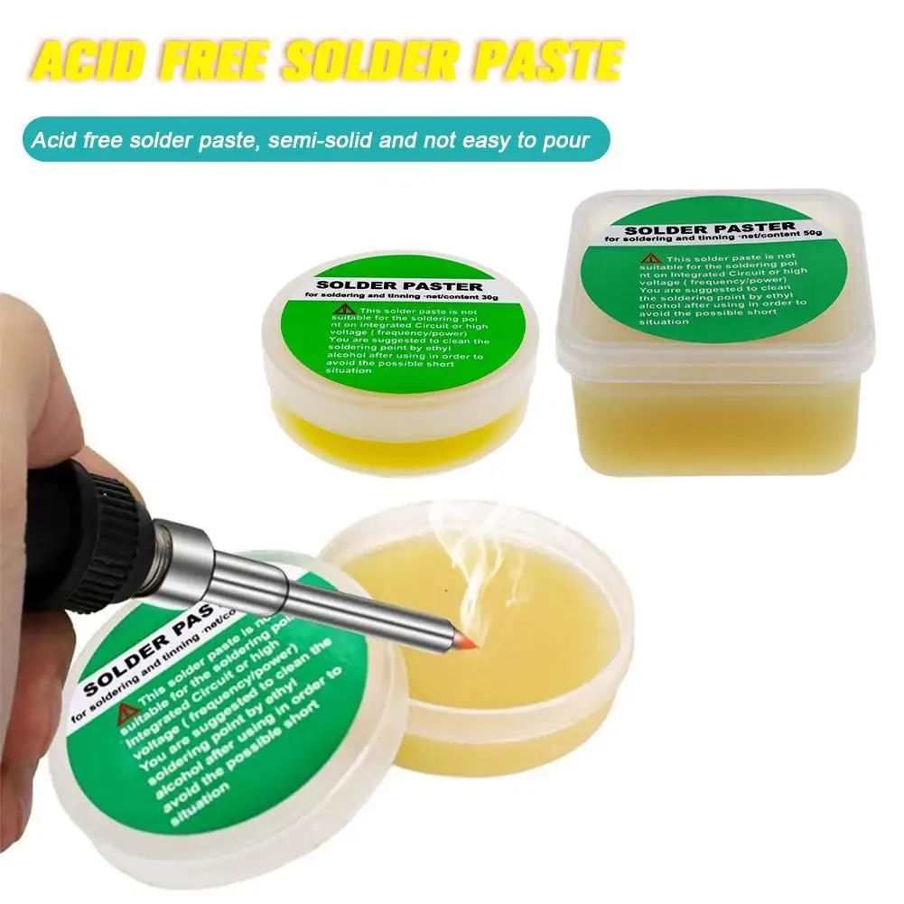 

1PC 30g/50g Professional Welding Flux Welding Solder Paste 183 Degree Medium Temperature Flux No-Clean Rosin