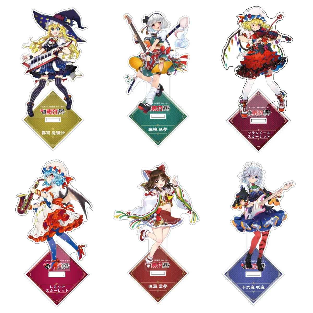 Аниме Touhou Project, акриловая подставка, фигурка, подставка, тарелка, реквизит для косплея, декор, подарок с героями мультфильмов, рождественские подарки