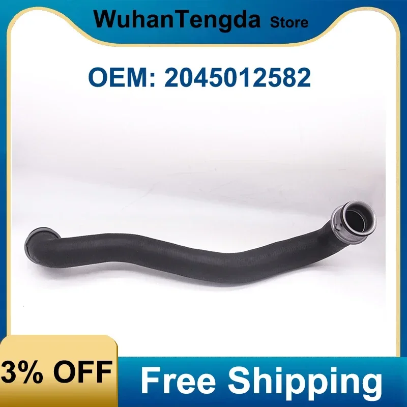 A2045012582 Coolant Water Hose Pipe 2045012582 for Mercedes Benz C/E 200 250 Water Tank Connection Rubber Water Pipe