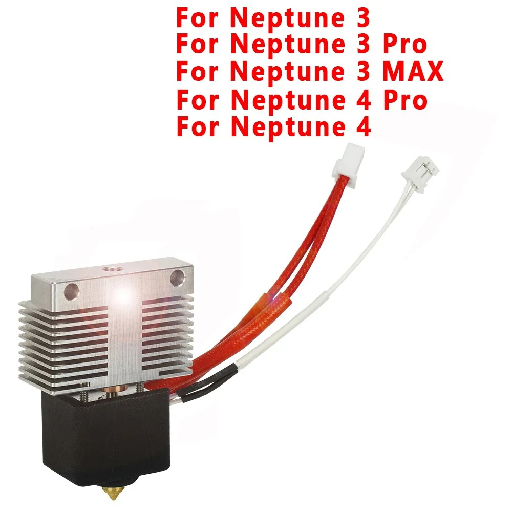 

New Assembled Hotend Kit For Neptune 4,4 Pro J-head Print Extrusion Head Heat Sink Fit NP4 ,N4P Original Replace Hot End