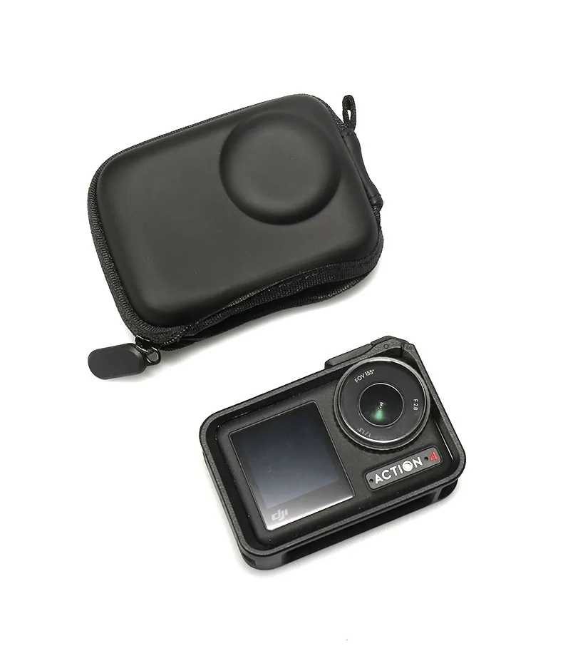 Für DJI Osmo Action 3 4 5Pro Zubehör Mini Tasche Sammlung Fall EVA Tragbare Wasserdichte Halb Zip + Schloss Für Dji action4 Kamera