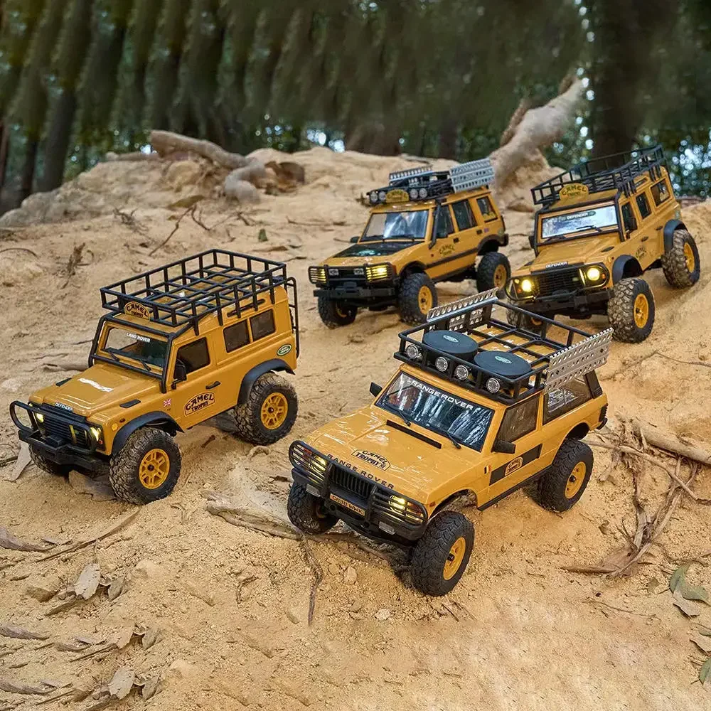 Modèle de simulation de véhicule tout-terrain, FMS 1/24 FCX24M Camel Cup, RC Land Rover Defender 90/110, première génération Range Rover Discovery