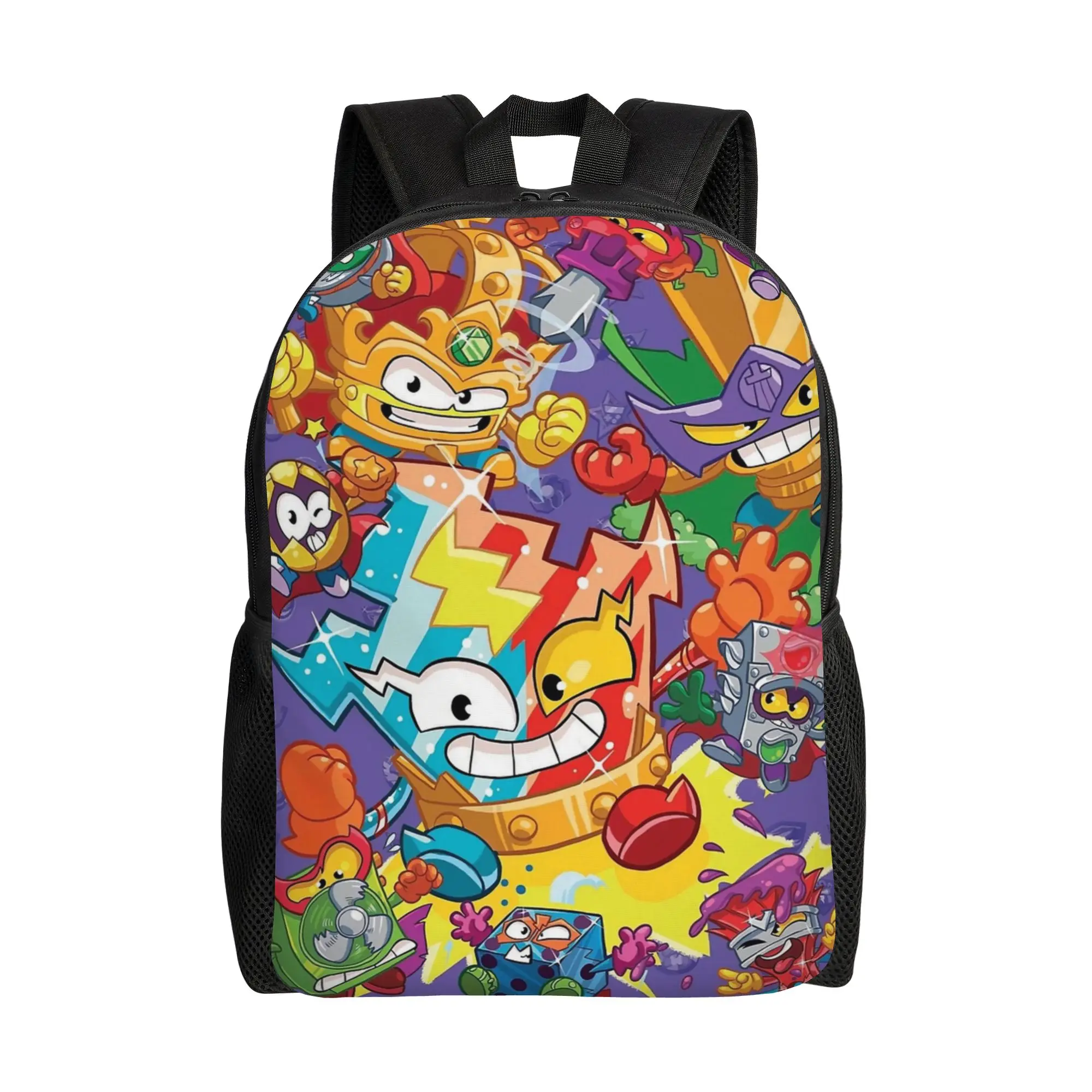 

Super Zings Kids Backpack for Men Women Cool High School Hiking Travel Daypack Laptop Computer Shoulder Bag Durable