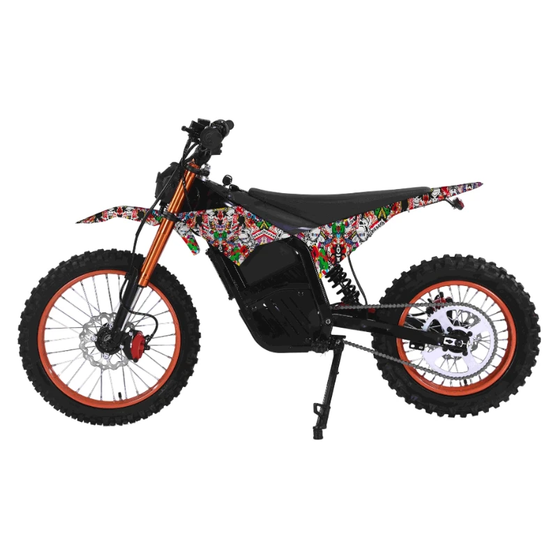 DXY 4500W 60MPH Top Speed Electric Motorcycle 72V Mid-drive Brushless Motor Adult Electric Dirt Bike for US Dealer Off-Road Trai